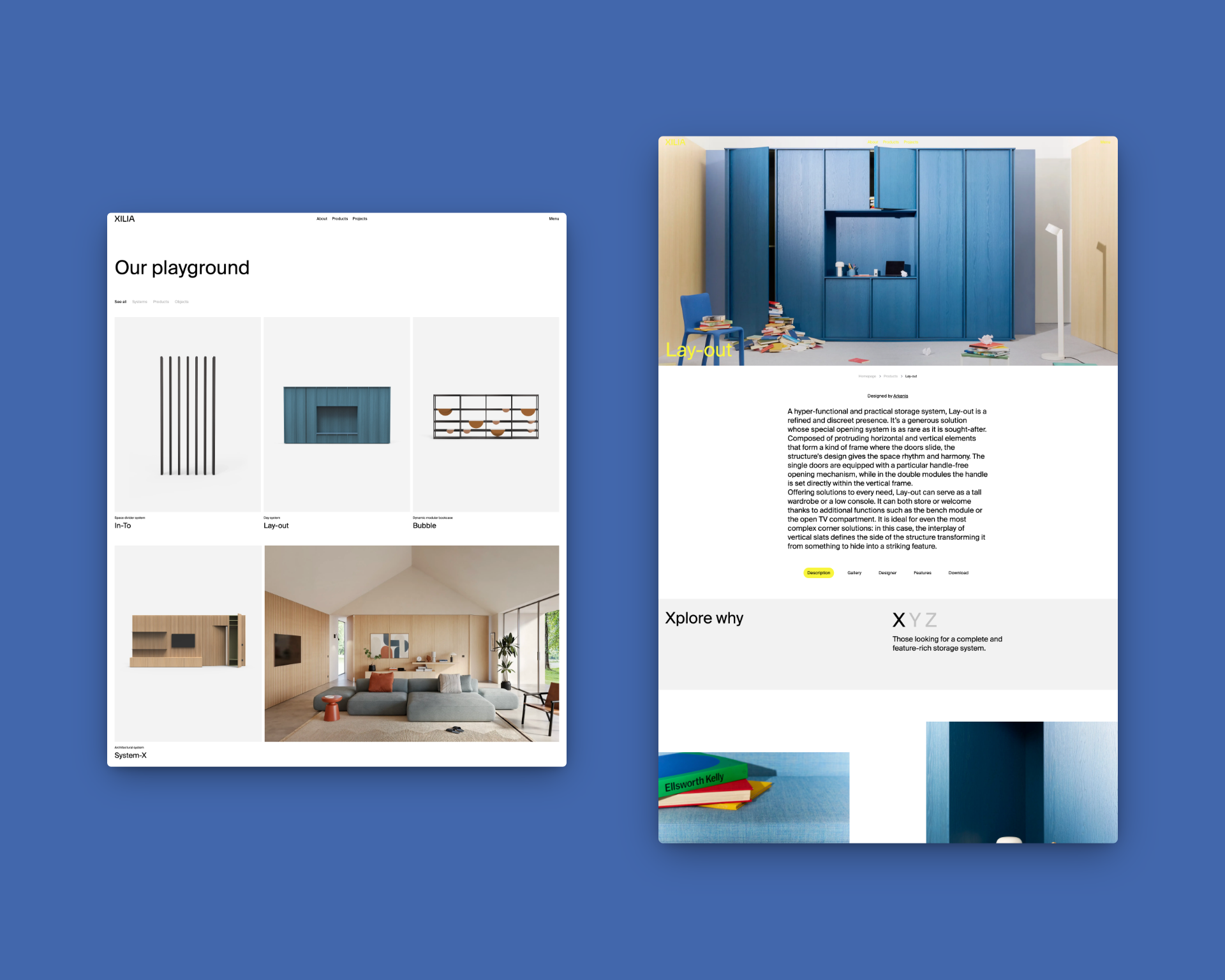 Screenshot del progetto Xilia